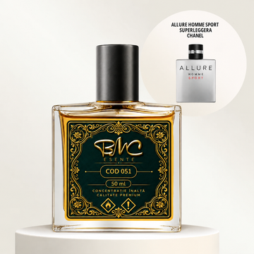 Parfum BMC 50 ml 051 inspirat din Allure Homme Sport Superleggera