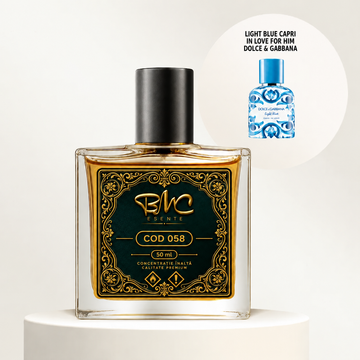 Parfum BMC 50 ml 058 inspirat din Light Blue Capri in Love for Him
