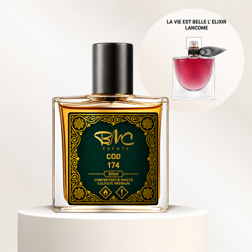 Parfum BMC 50 ml 174 inspirat din La Vie Est BelleL`Elixir