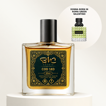 Parfum BMC 50 ml 183 inspirat din Donna Born In Roma Green Stravaganza