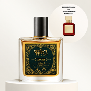 Parfum BMC 50 ml 206 inspirat din Baccarat Rouge 540
