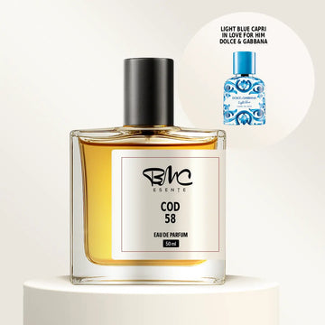 Parfum BMC 50 ml 058 inspirat din Light Blue Capri in Love for Him