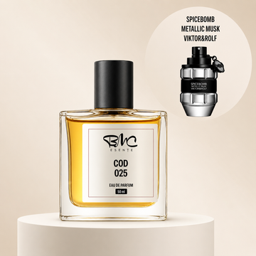 Parfum BMC 50 ml 025 inspirat din Spicebomb Metallic Musk