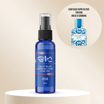 Parfum BMC 50 ml 058 inspirat din Light Blue Capri in Love for Him LOW COST